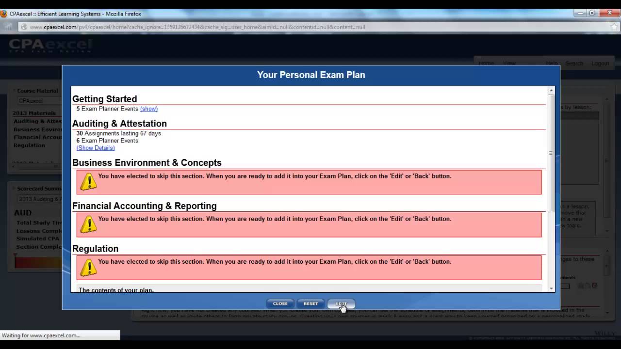 CPAexcel - Using the Free Accounting Course Tutor