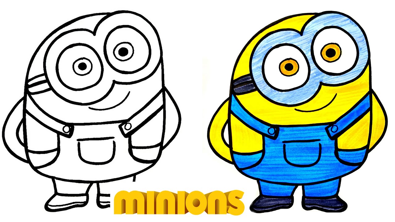 Minyonlar Çizimi ✨ Minionlar Çizimi ✨ Minyon Çizimi - Kolay Minyonlar Çizimi - Minion Drawing Easy