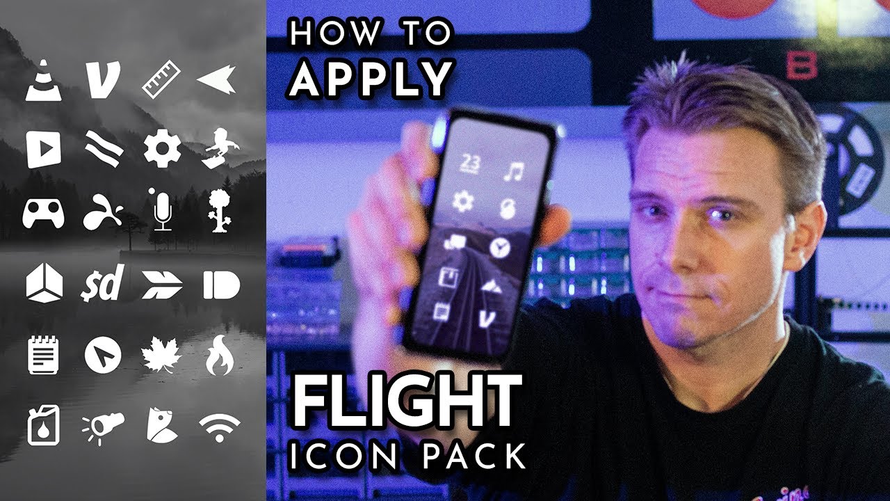 Flight Icon Pack & How to Apply Icon Packs on Android