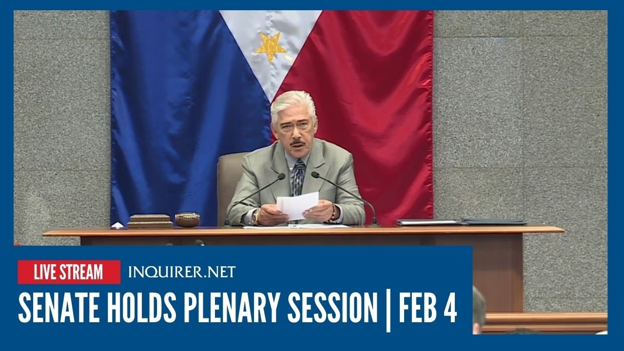 LIVE: Senate holds plenary session | Feb 4