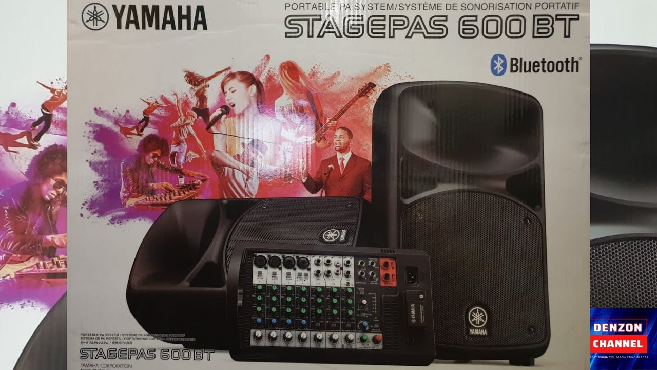 Yamaha Stagepas 600BT Unboxing