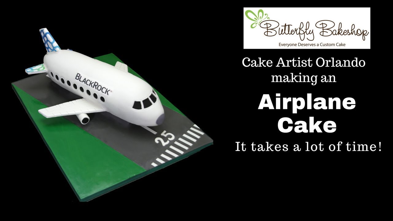 The Making of an Airplane Cake