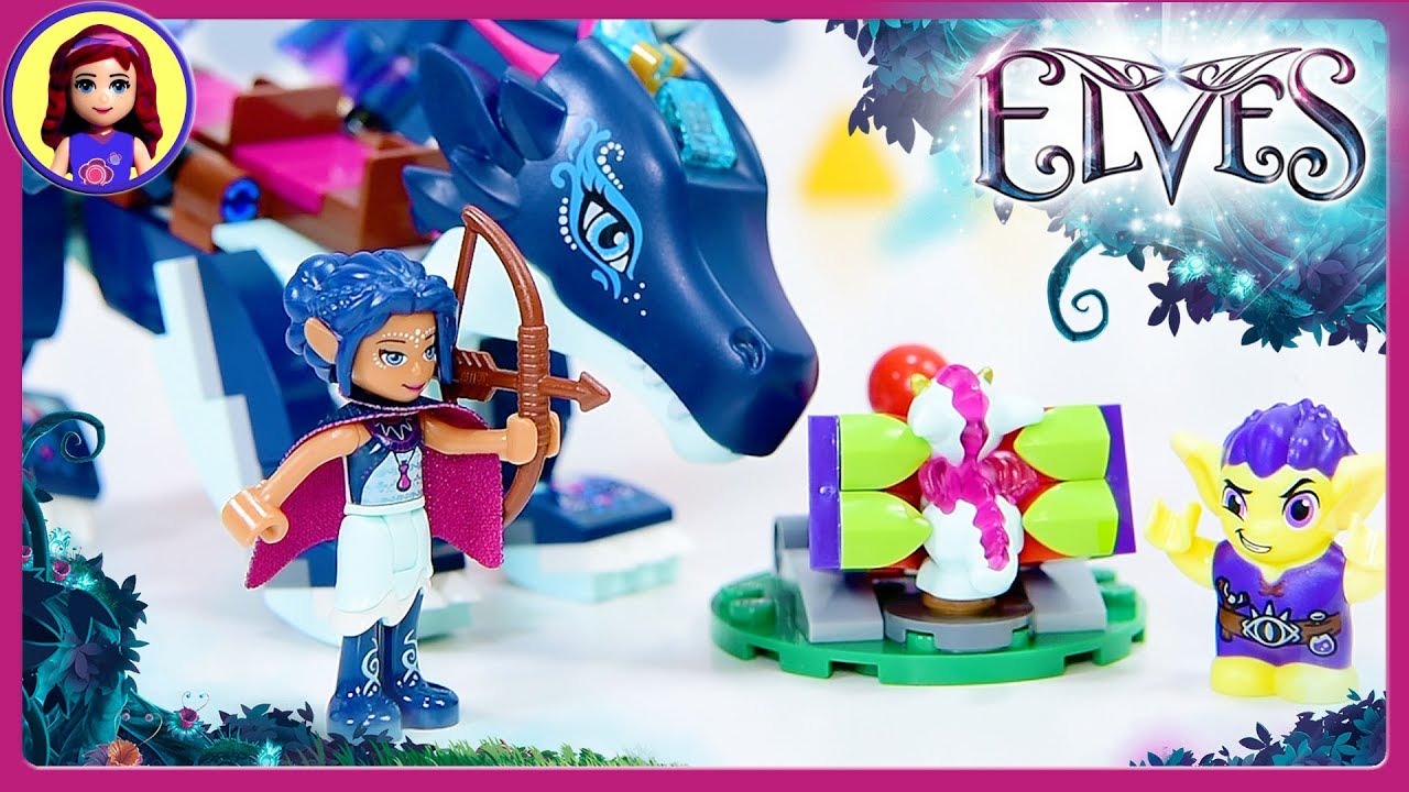 Lego Elves Rosalyn's Healing Hideout Build the Dragon Sapphire Kids Toys