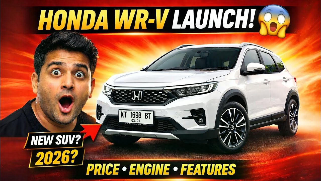 Honda WR-V 2026 India Launch 😱 | Price, Engine, Features Revealed!
