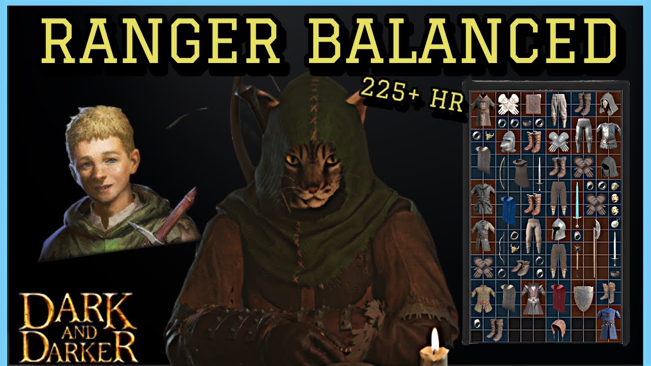 100 GOLD KIT Ranger for 225+ HIGH ROLLER is BALANCED | Ranger Dark and Darker