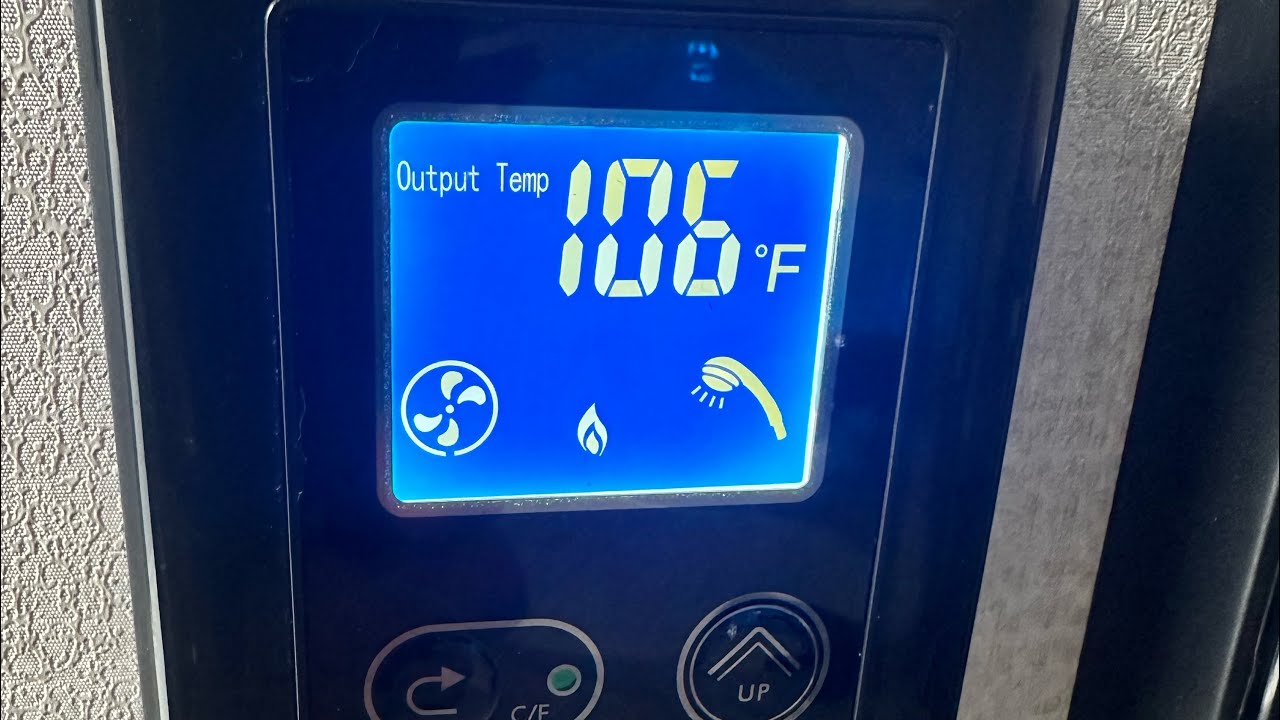RV Tankless Water heater. How do I make it work well?