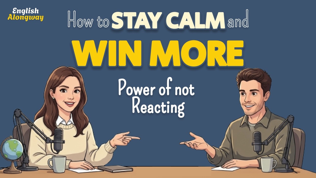 The Power of Not Reacting – Stay Calm, Think Smart, Speak Confident | English Learning Podcast