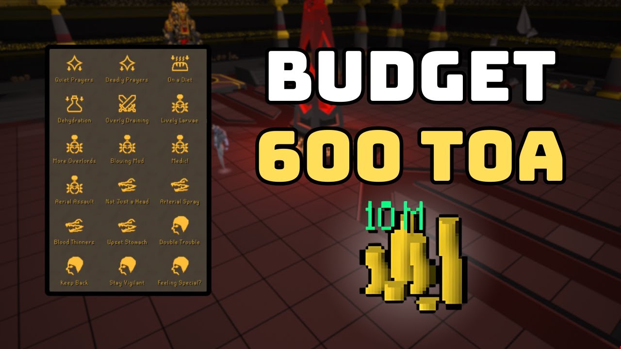 Solo ToA - Budget 600 Invocation