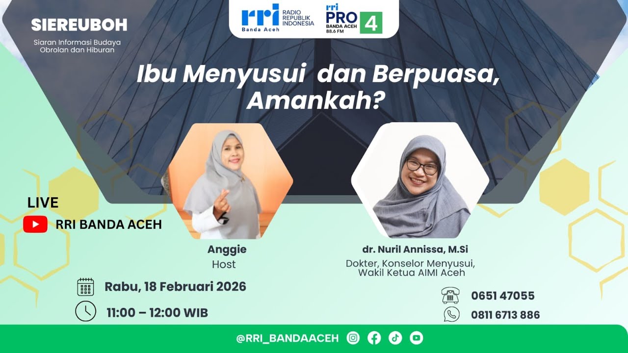 Ibu Menyusui dan Berpuasa, Amankah? | Siereuboh