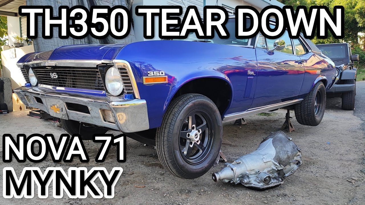 Th350 desarmado de la transmicion de Mynky