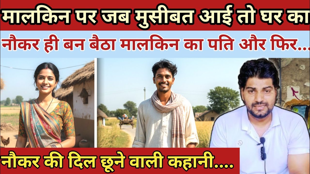 मालकिन पर ||जब मुसीबत आई तो घर का नौकर ही बन बैठा मालकिन का पति और फिर||Emotional Story 