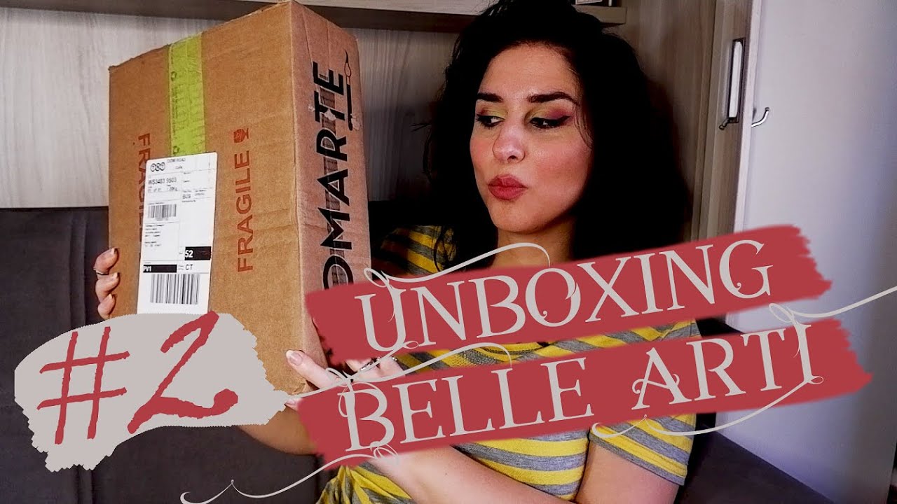 UNBOXING Belle Arti: MATERIALI a CONFRONTO!