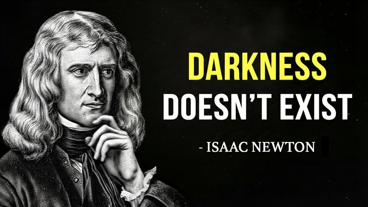 Isaac Newton Explains The Big Misconception About DARKNESS