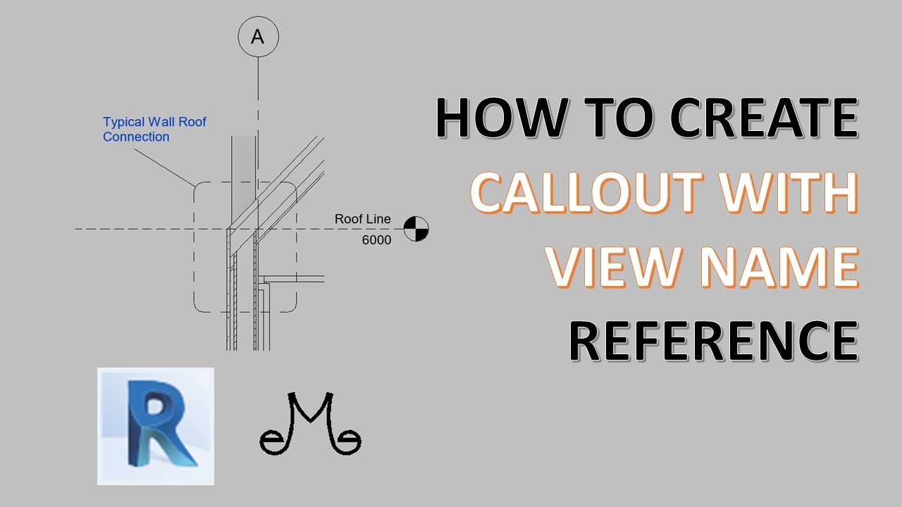 Revit tutorials - how to create callout with view name