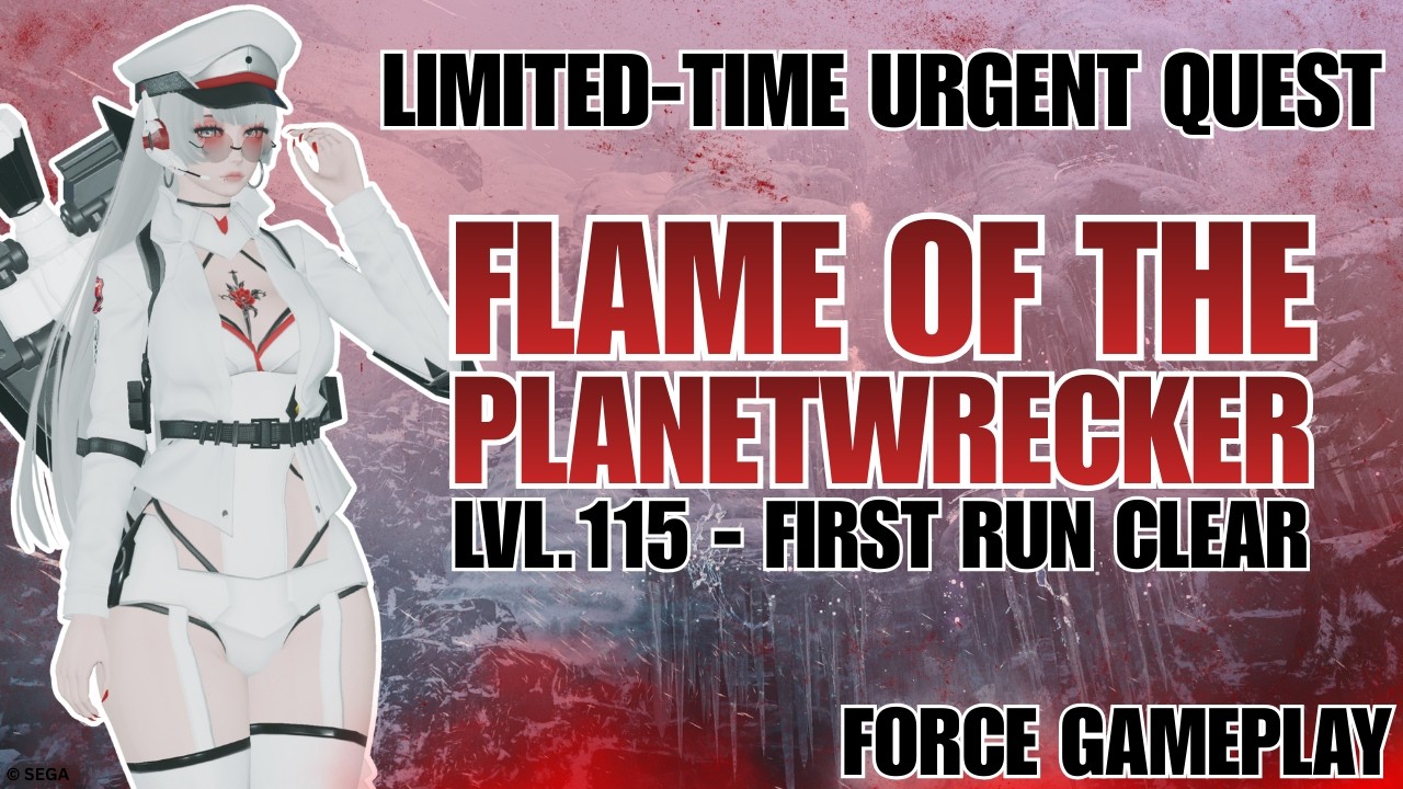 [PSO2:NGS] LTUQ Pale Flame of the Planetwrecker Fo/Te First Run Clear