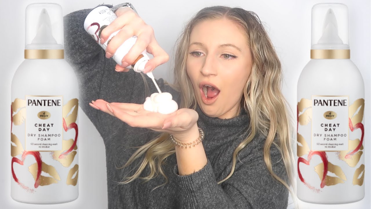 PANTENE WATERLESS CHEAT DAY DRY SHAMPOO FOAM DEMO & REVIEW *WATCH THIS BEFORE YOU BUY*