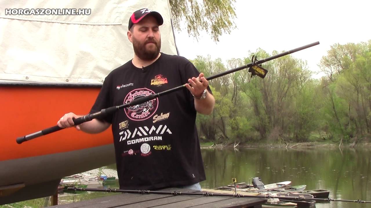 Az 1 kg dobósúlyú Black Cat, Godzilla, Battle Cat harcsázó horgászbot bemutatató videó