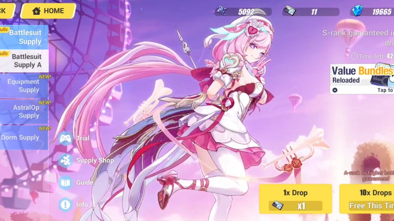 [Honkai Impact 3] 10x FREE Battlesuit Supply A v8.5 (Elysia: Hi♪ Love Elf&hearts;︎)
