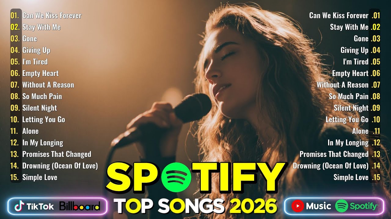 Top Pop Hist 2026 ❤️ Best Emotional Vibes Songs | Olivia Rodrigo, Adele, Sia, Billie Eilish, Tailor