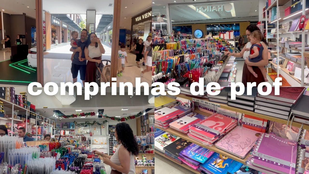 Comprando materiais escolares sendo PROFESSORA | Comprinhas de professora | Papelaria para prof
