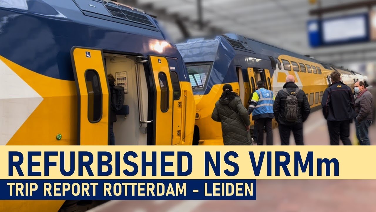 NS FLOW | Dutch VIRMm Intercity Double Decker | Trip Report Rotterdam - Leiden