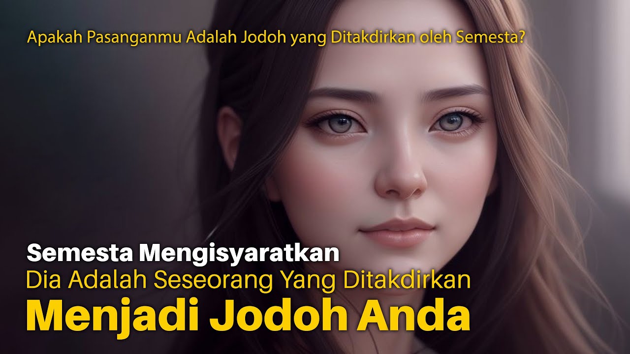 Semesta Mengisyaratkan Dia Adalah Seseorang Yang Ditakdirkan Menjadi Jodoh Anda | DimensiMakna