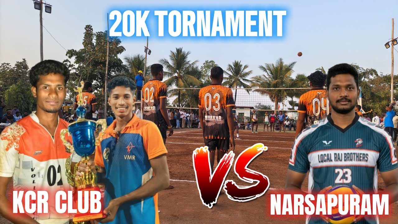 NARSAPURAM 🆚 KCR CLUB 🏐  FINAL MATCH 🔥 10K TORNAMENT 🏆 SAI VS THARUN 💥