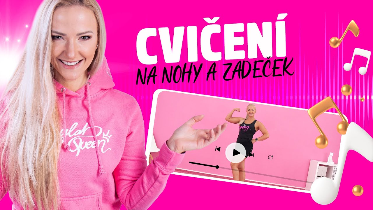 Cvičen&iacute; na nohy a zadeček s M&iacute;&scaron;ou | 20 minut