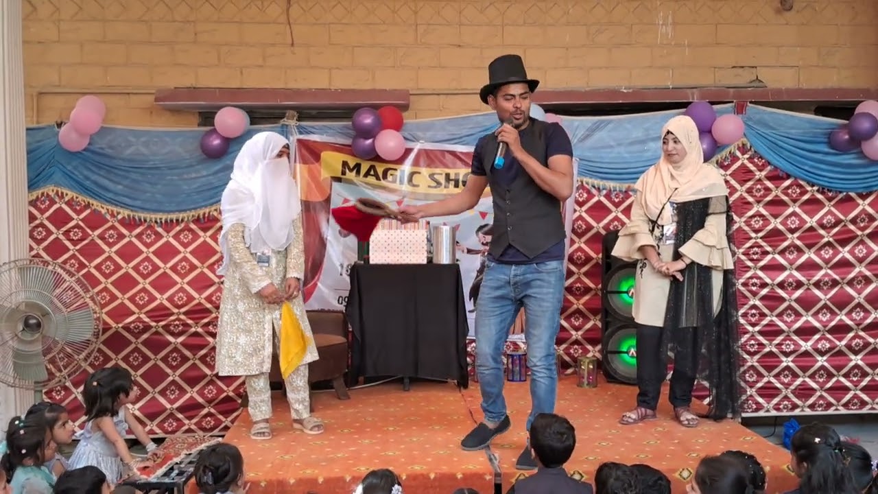Mind-Blowing Magic show and Eid festival at Foundation Montessori School.