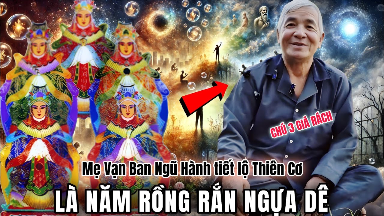 Năm RỒNG RẮN NGỰA DÊ Chú 3 Giá Rách được mẹ Vạn Ban Ngũ Hành tiết LỘ THIÊN CƠ