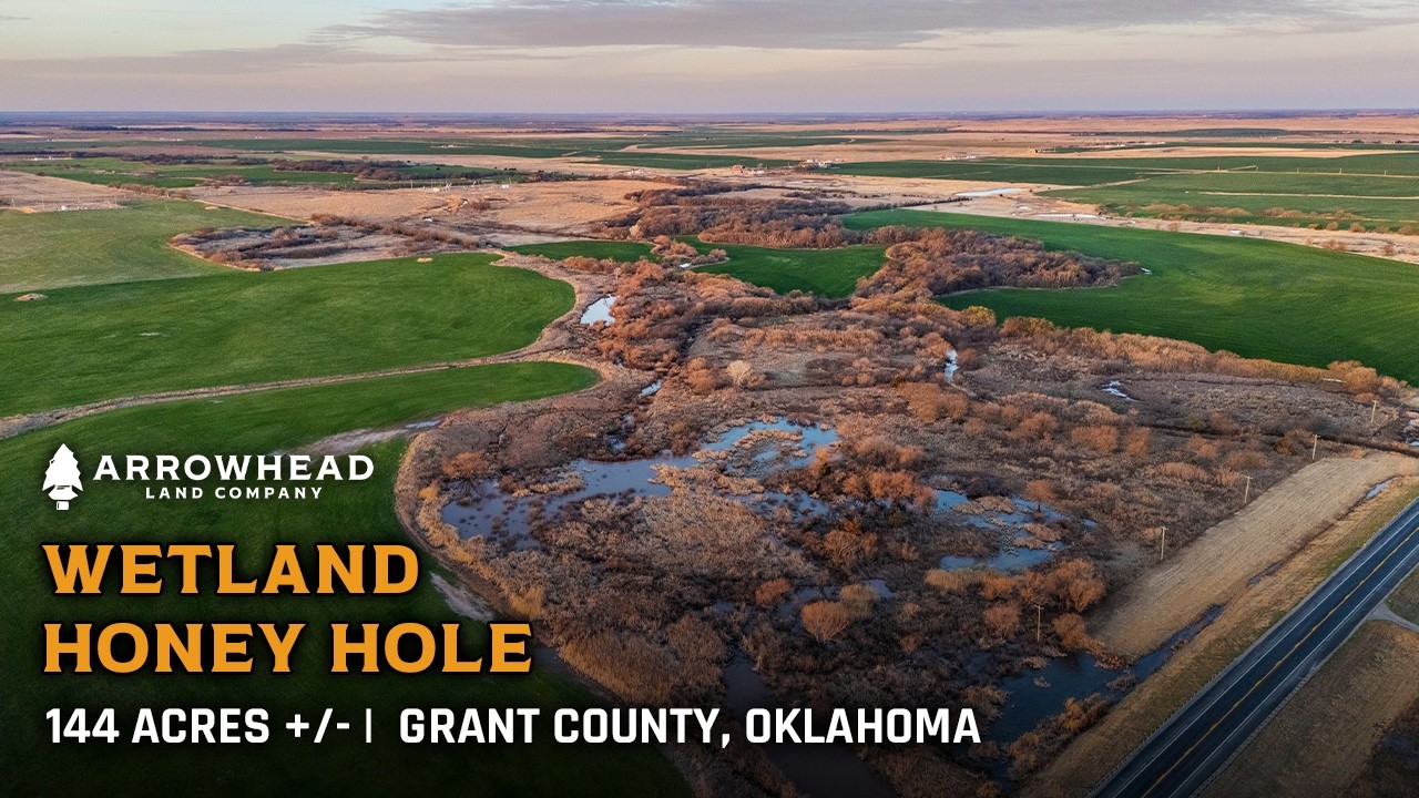 LAND FOR SALE: 144± Acres of Premier Duck Hunting in Oklahoma