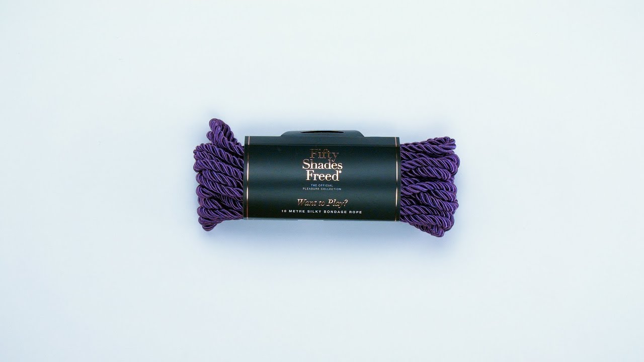 Fifty Shades Freed Silky Bondage Rope with Rose Gold Tips