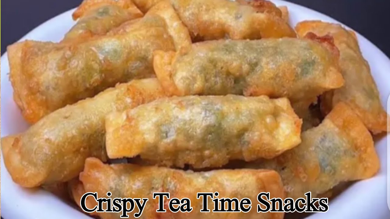 Crispy Tea Time Snacks Recipe | Easy TeaTime Snacks Recipe | Crispy Potato Snacks Recipe |