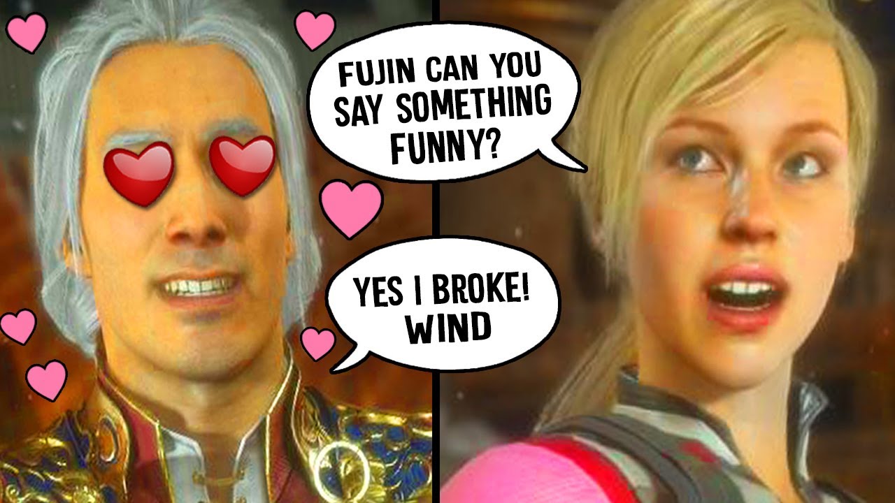 MK11 - FUJIN FLIRTY INTROS & ROAST INTROS Vs All Female Kombatants - Mortal kombat 11 Fujin Intros