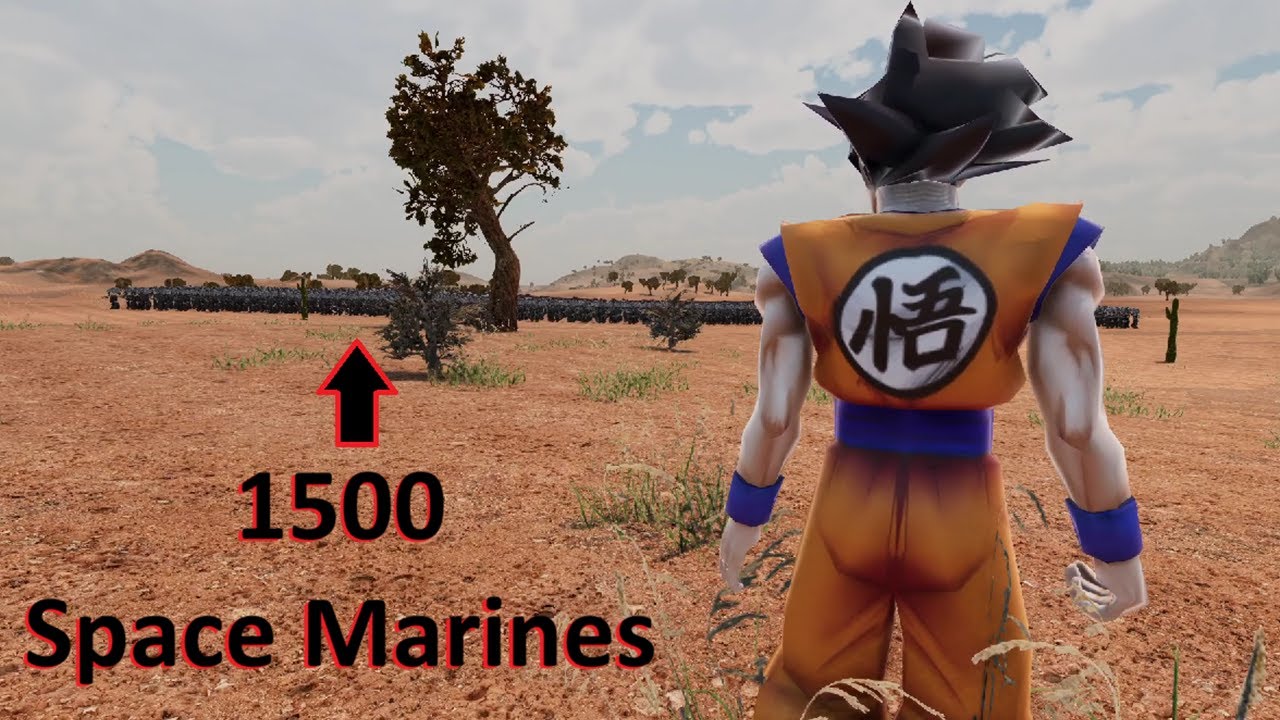 Can GOKU Defeat 1500 SPACE MARINES in Ultimate Epic Battle Simulator 2 (UEMB2)