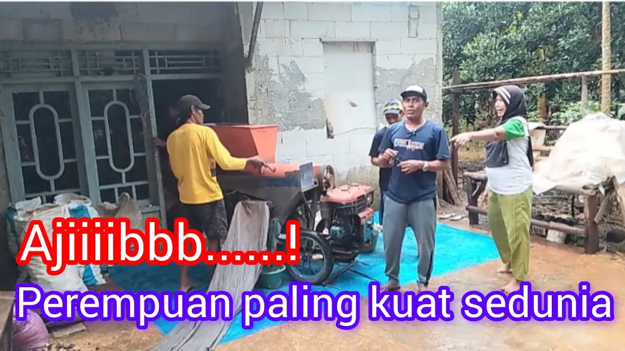 Emak emak ikut blower #viralvideo #fypシ゚viral #blowerjagung 