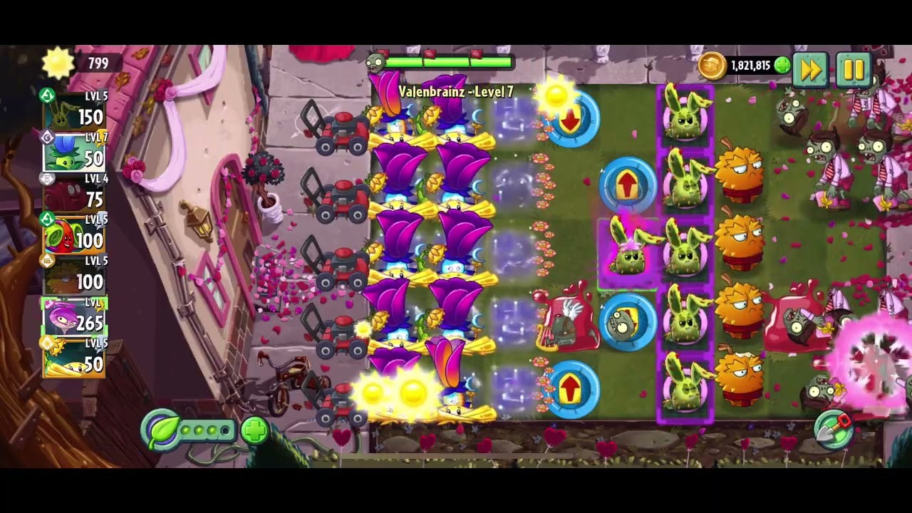 Plants vs Zombies 2 | Valenbrainz Event | Level 6 - 9 | Difficulty: Hard