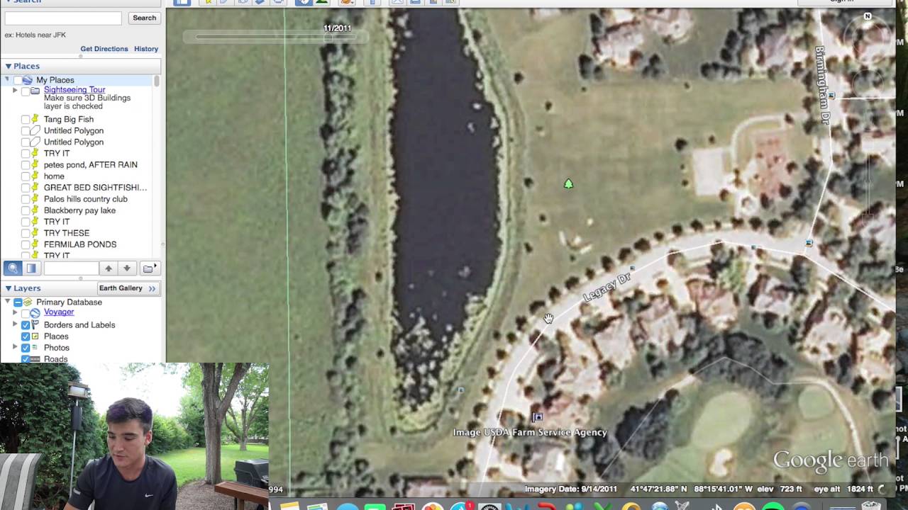 Finding the BEST Fishing Ponds - Google Earth Tricks