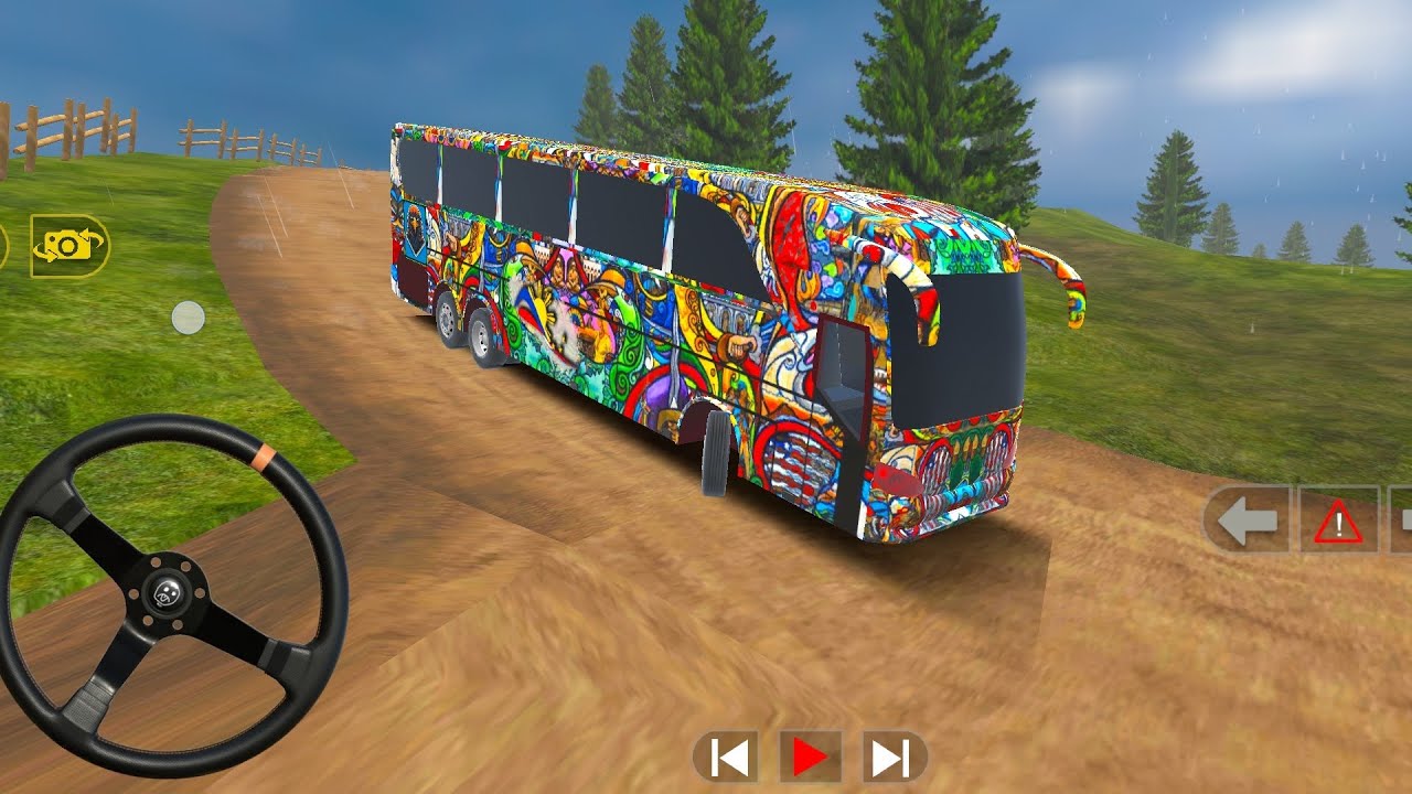 Coach Bus Simulator India Off Road Driving Bus Game Simulator Bablu Gamer Gameplay Video Part 685