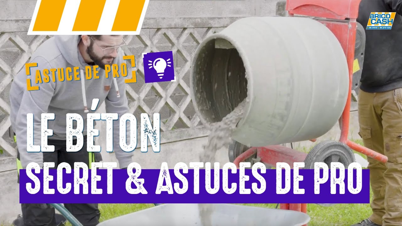 Béton : Comment le préparer pour un chantier solide ? | Brico Cash