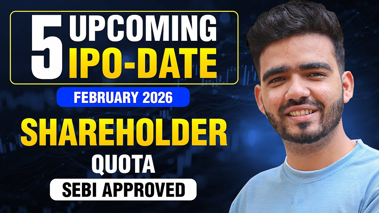 5 New Upcoming IPO Date Released 😍 | Shareholder Quota ? Sebi Approved IPOs | New IPO List 2026