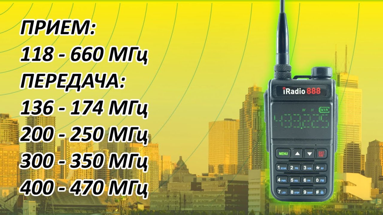 Обзор мультидиапазонного трансивера iRadio 888