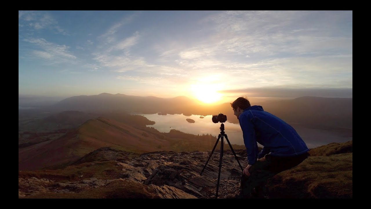 Landscape Photography on Location: Full shoot; Planning, Processing & Print. Sunrise, Derwent Water.
