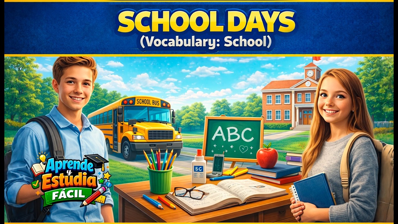 School Days Vocabulary: School | Días de Escuela: Vocabulario | English class