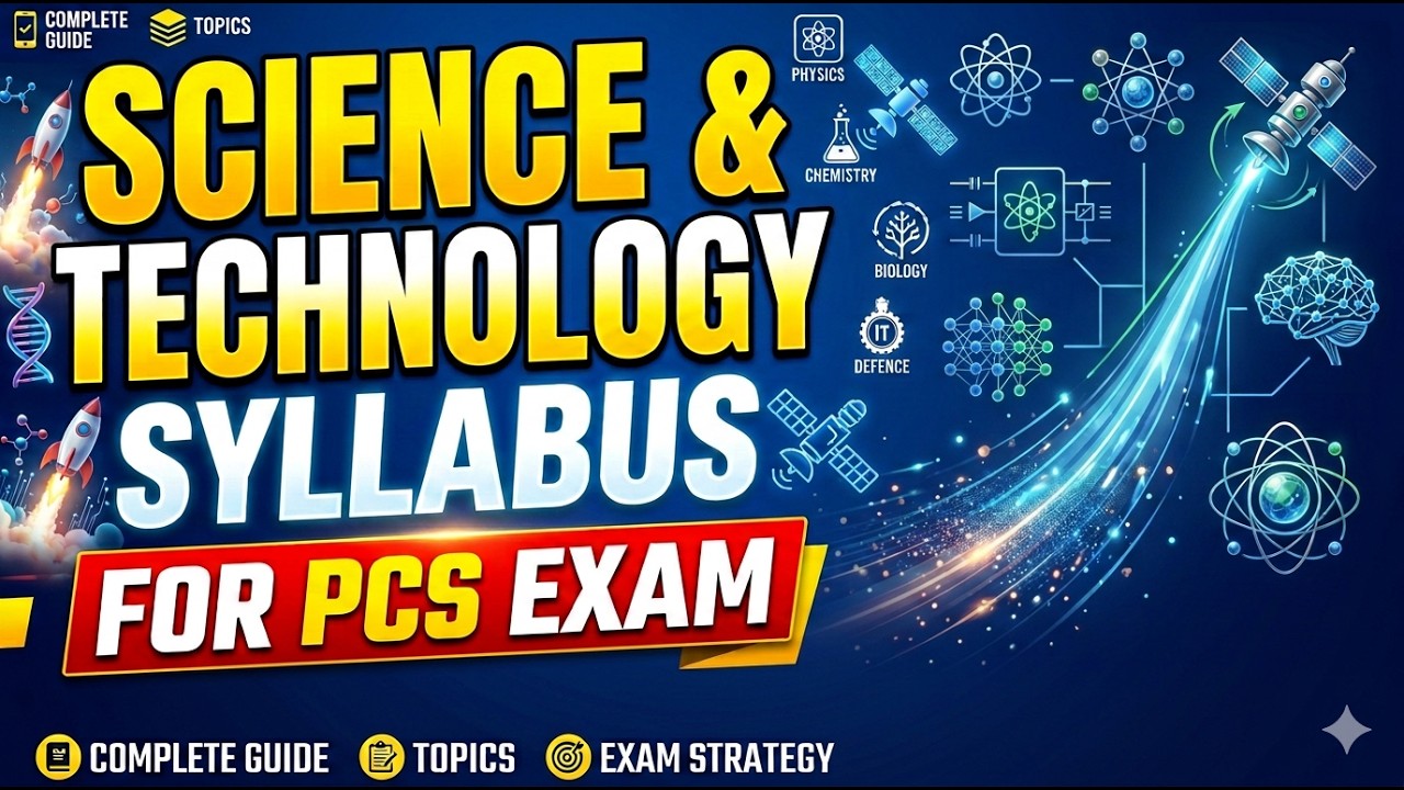 SCIENCE AND TECHNOLOGY SYLLABUS FOR ALL STATE PCS EXAM