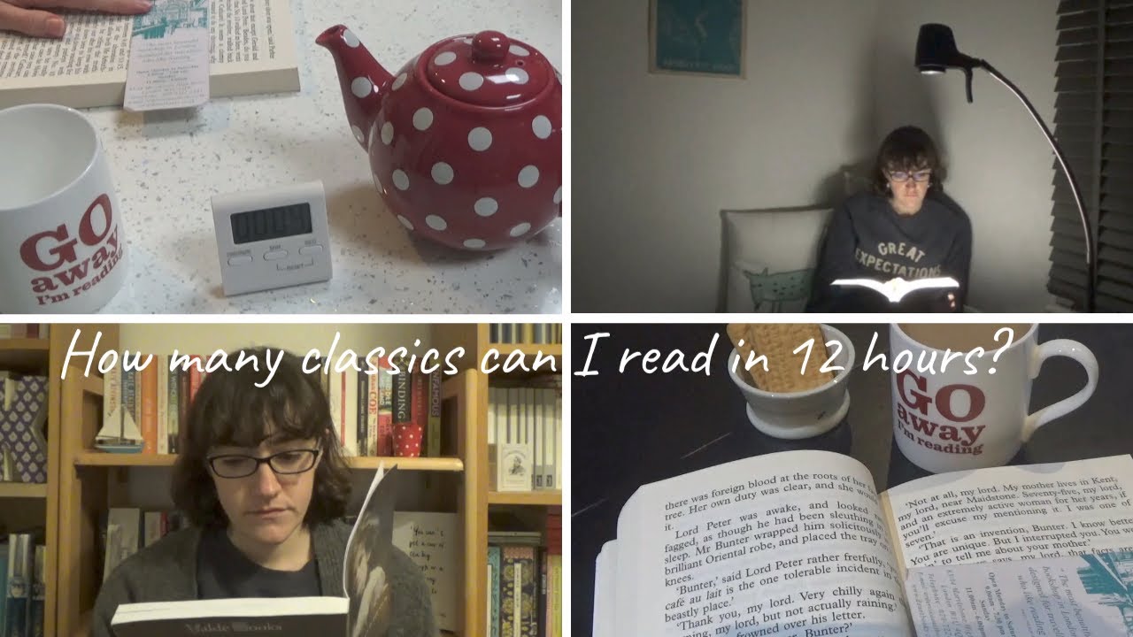 Reading Classics All Day Long | Vlog | Ad