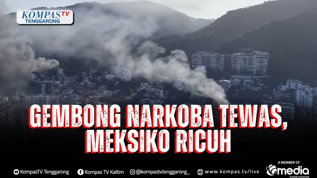 Kendaraan Dibakar dan Jalan Diblokir Usai Gembong Narkoba Tewas di Meksiko