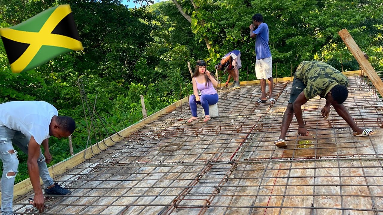 Update on my house Steeling up my decking top