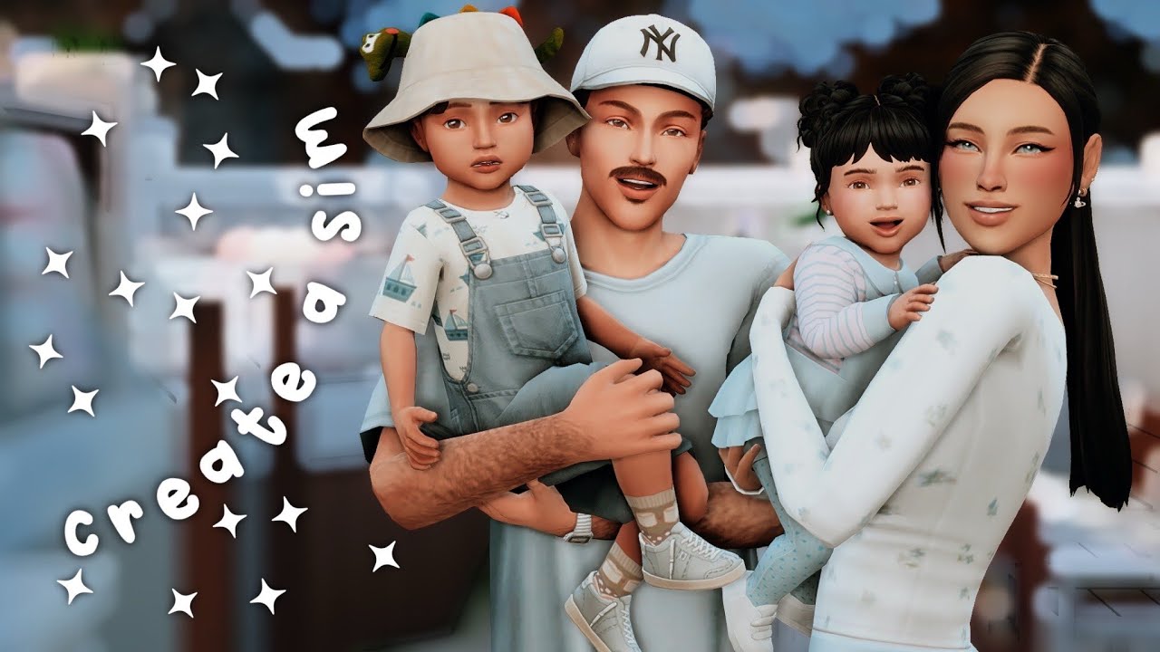 SIMS 4 NEUE S&Uuml;&szlig;E FAMILIE ERSTELLEN🤍 |  Sims 4 | Create a Sim