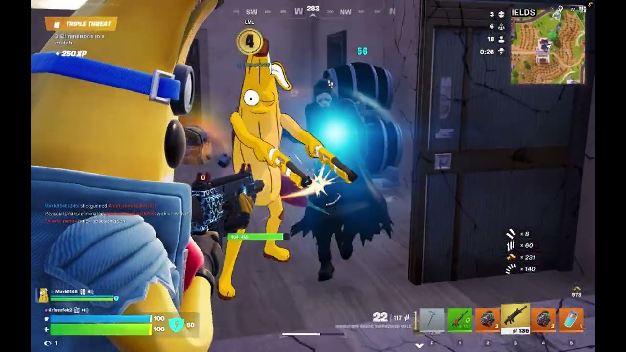 Kiki and Mark playing Fortnite
